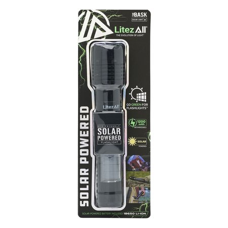 LITEZALL Bask Solar Powered Flashlight LA-SLRTORCH-6/24